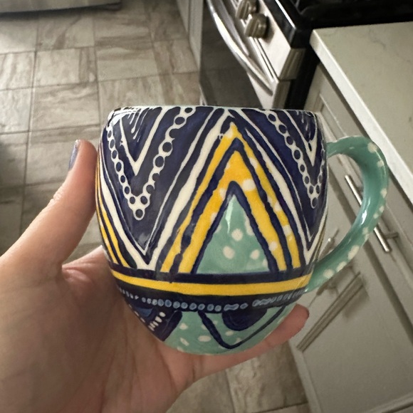 Colorful Unique Geometric Pattern Mug - Picture 2 of 3